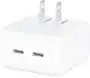 Apple - 35W Dual USB-C Port Compact Power Adapter - White