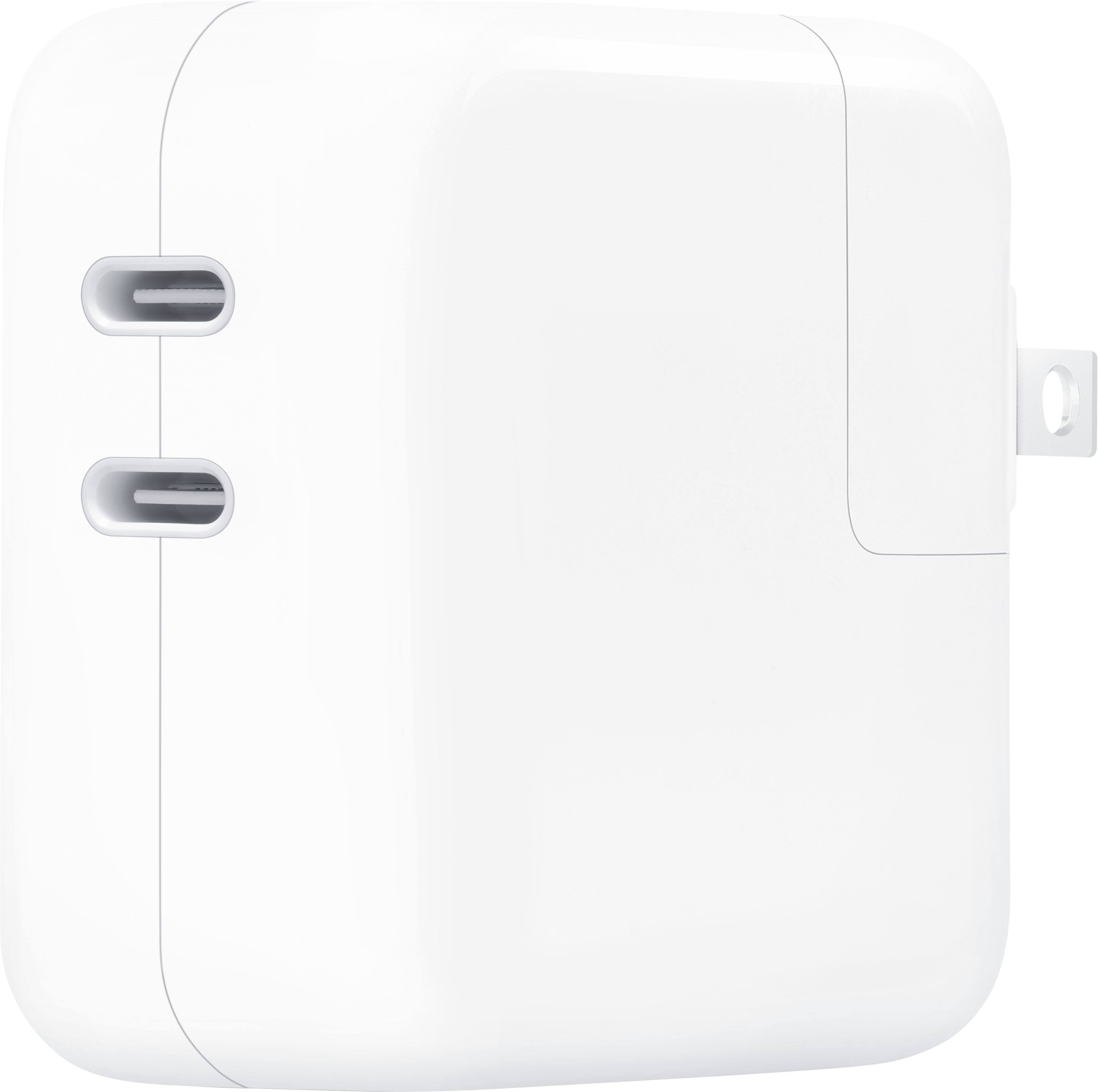 Alt View 12. Apple - 35W Dual USB-C Port Power Adapter - White.