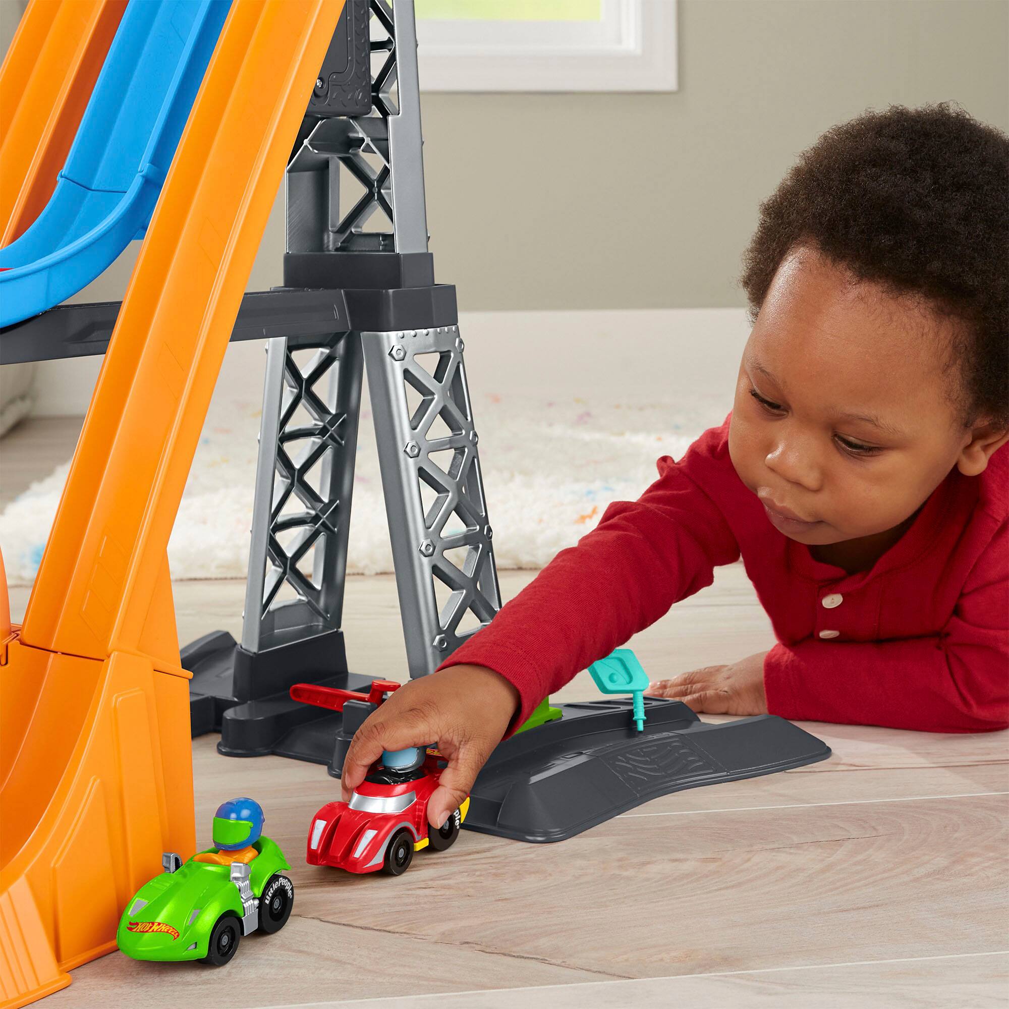 Best Buy: Hot Wheels Racing Loops Tower by Little People Blue