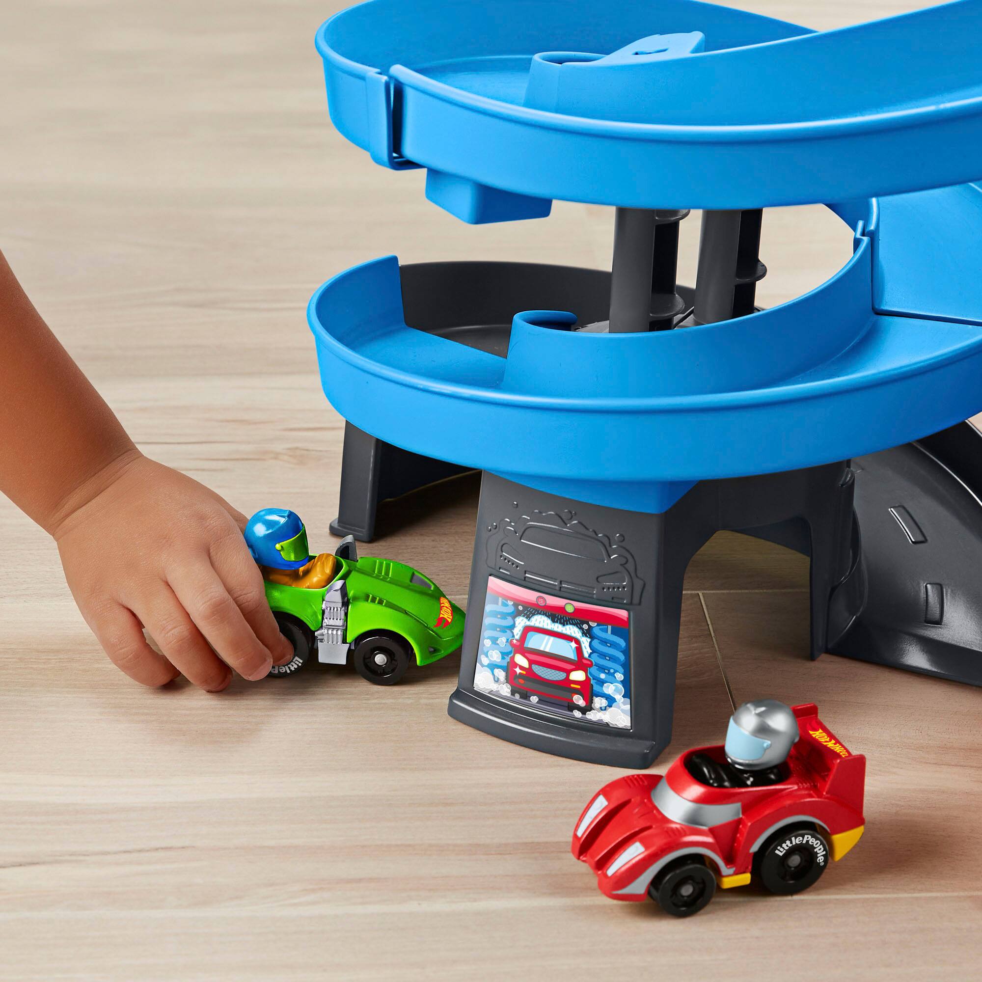 Best Buy: Hot Wheels Racing Loops Tower by Little People Blue