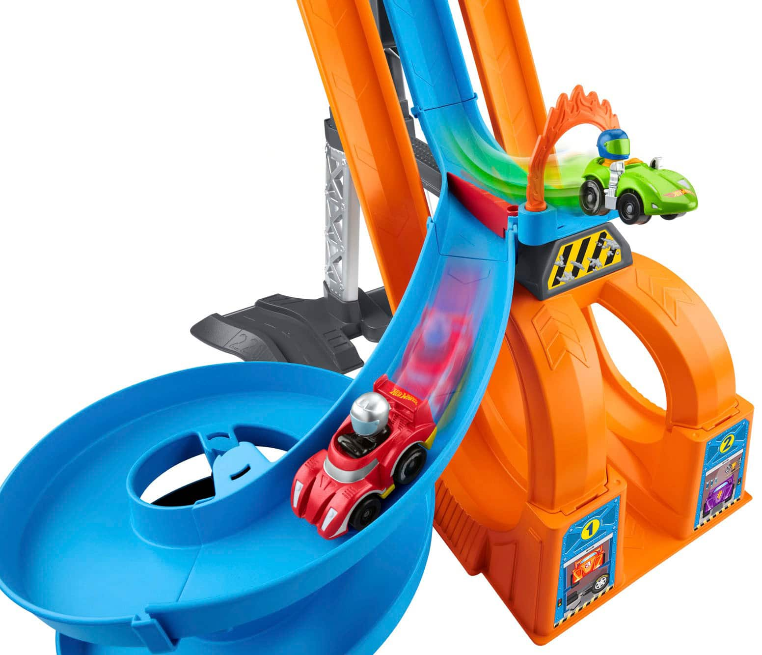 Best Buy: Hot Wheels Racing Loops Tower by Little People Blue