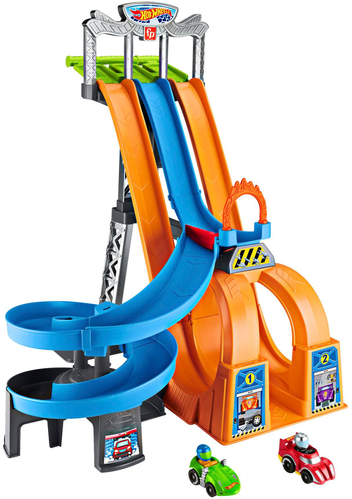 Best Buy: Hot Wheels Racing Loops Tower by Little People Blue