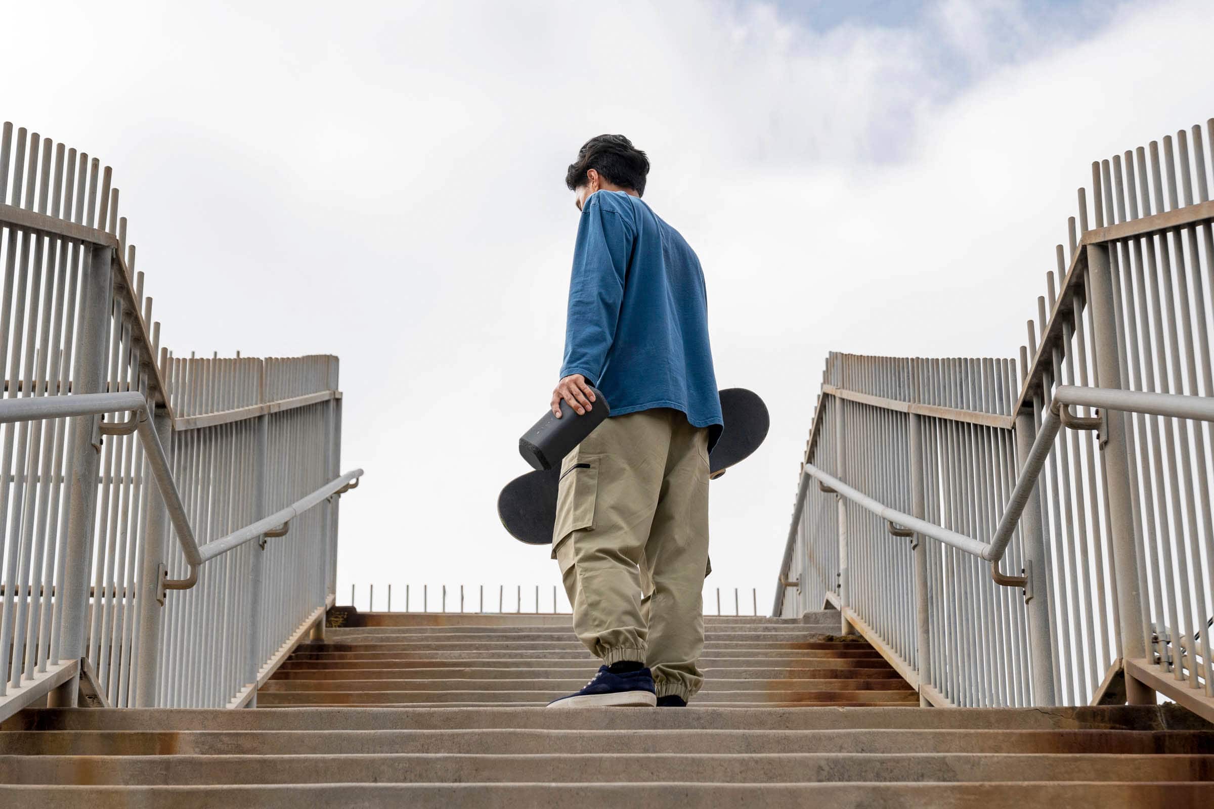 Alt View 16. Sony - XE300 Portable Waterproof and Dustproof Bluetooth Speaker - Blue.