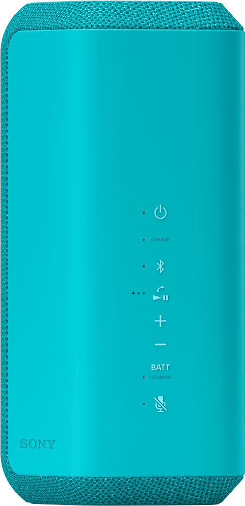 Left View: Sony - XE300 Portable Waterproof and Dustproof Bluetooth Speaker - Blue