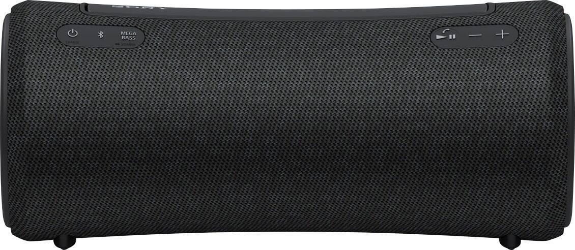 Left. Sony - XG300 Portable Waterproof and Dustproof Bluetooth Speaker - Black.
