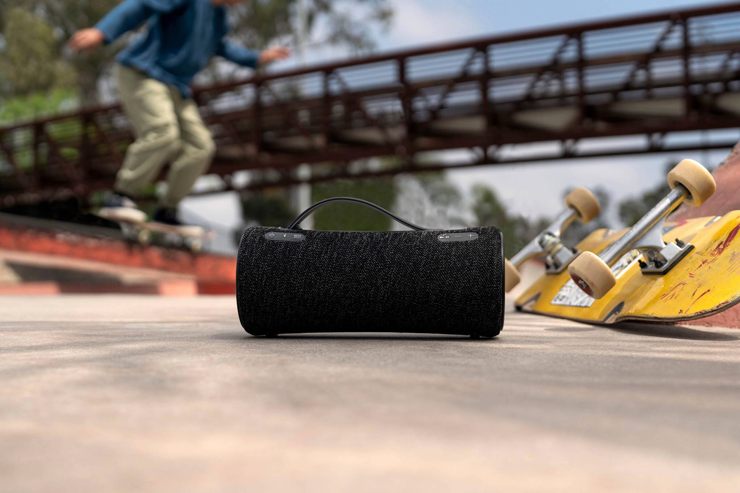 Alt View 13. Sony - XG300 Portable Waterproof and Dustproof Bluetooth Speaker - Black.