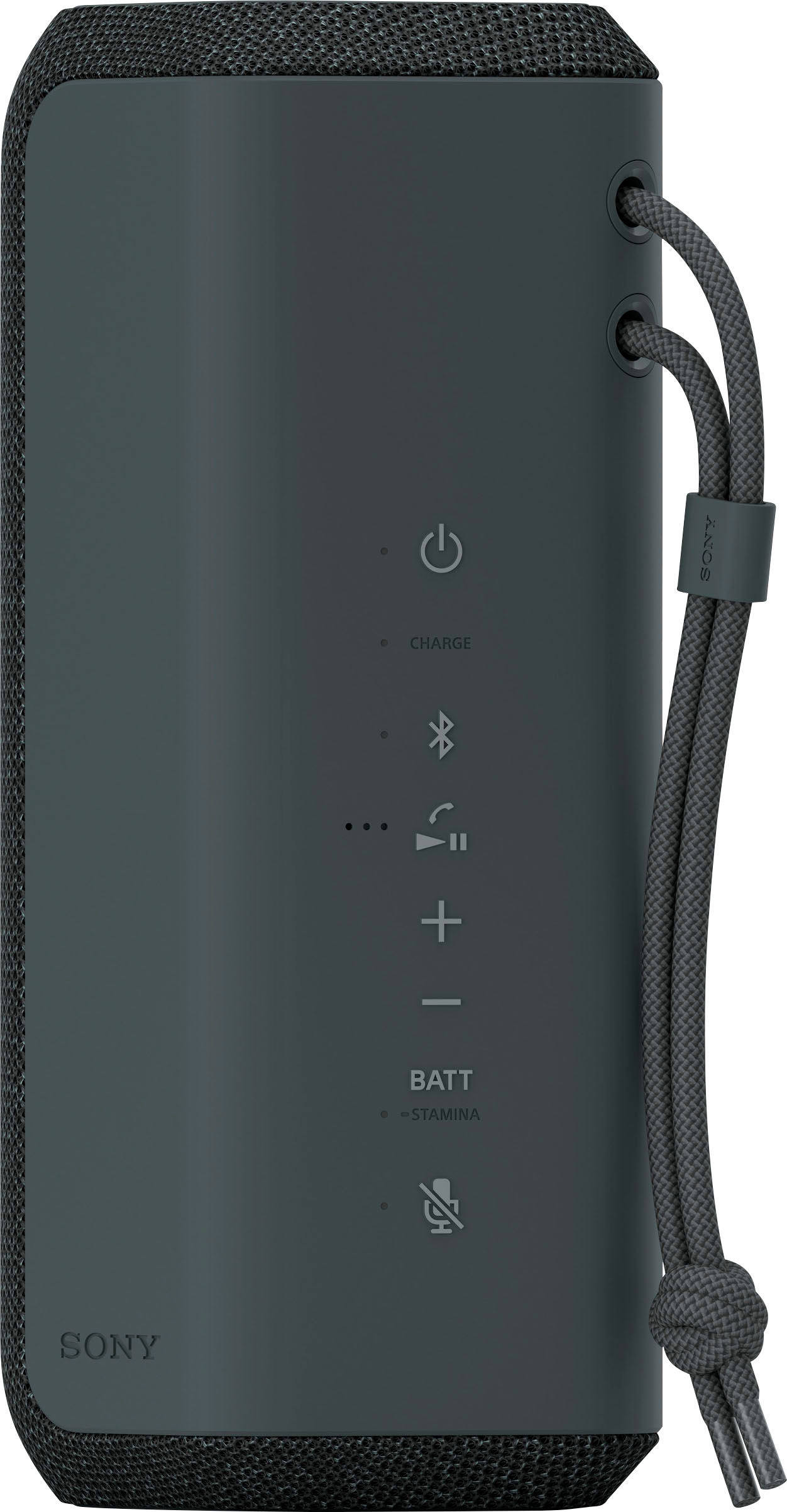 Left View: Sony - XE200 Portable Waterproof and Dustproof Bluetooth Speaker - Black