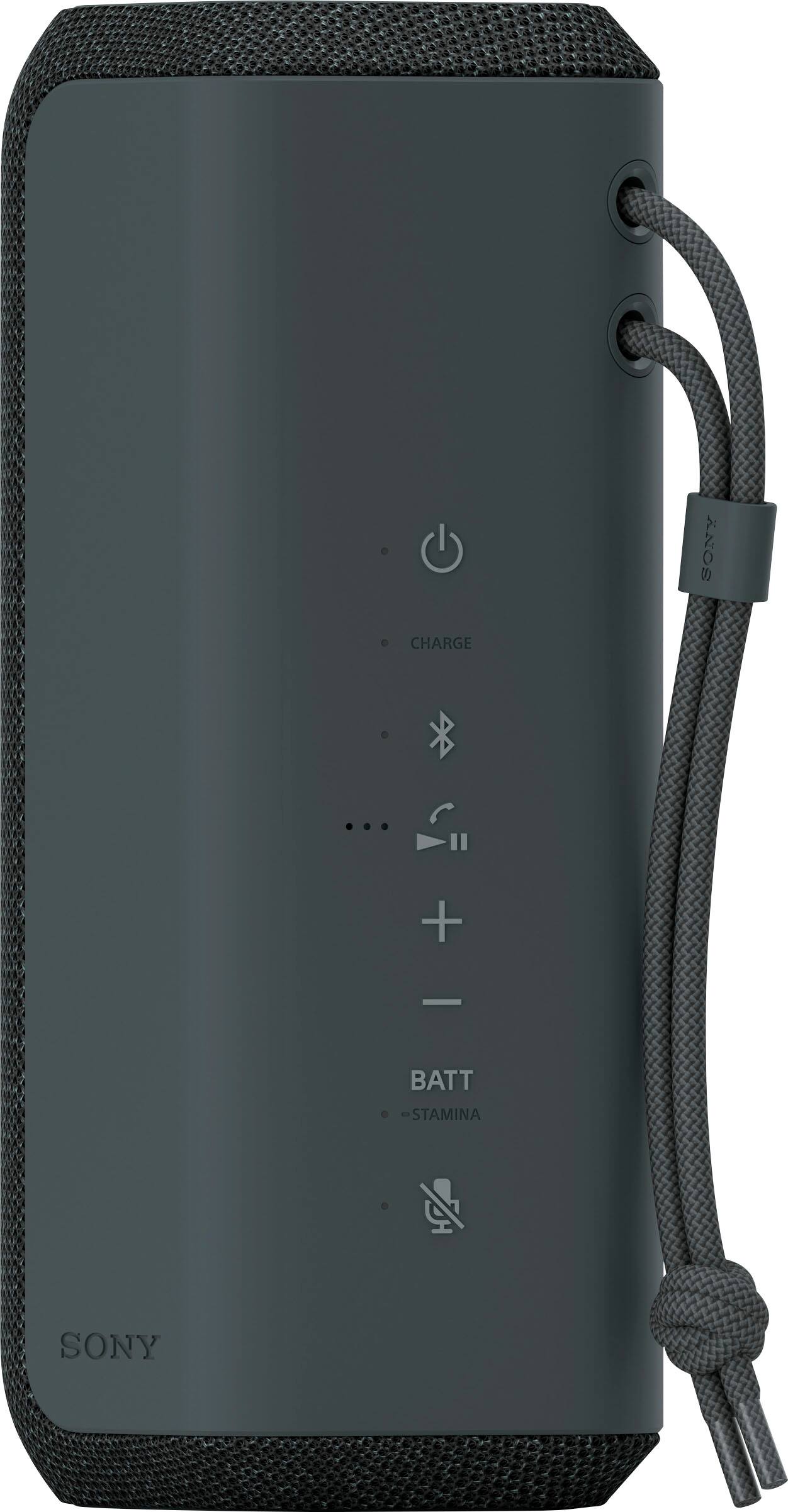 Left. Sony - XE200 Portable Waterproof and Dustproof Bluetooth Speaker - Black.