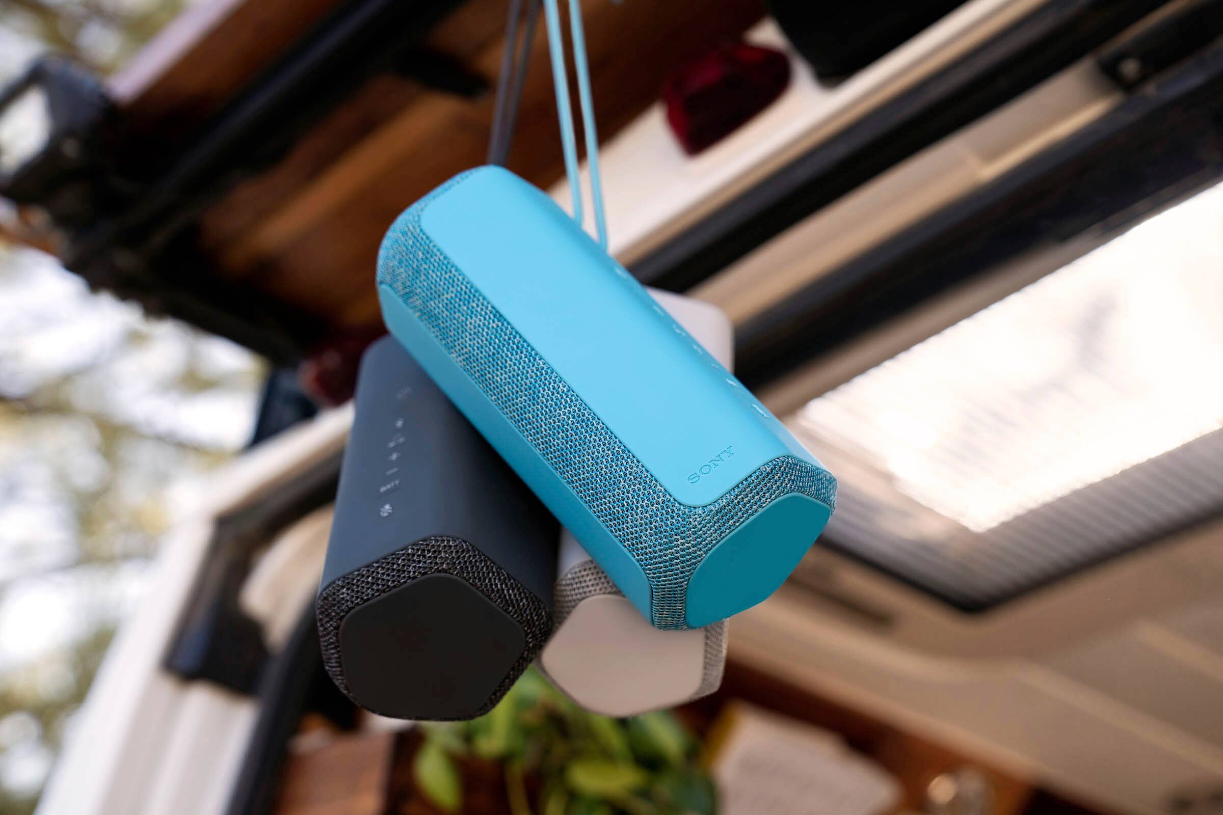 Alt View 16. Sony - XE200 Portable Waterproof and Dustproof Bluetooth Speaker - Blue.