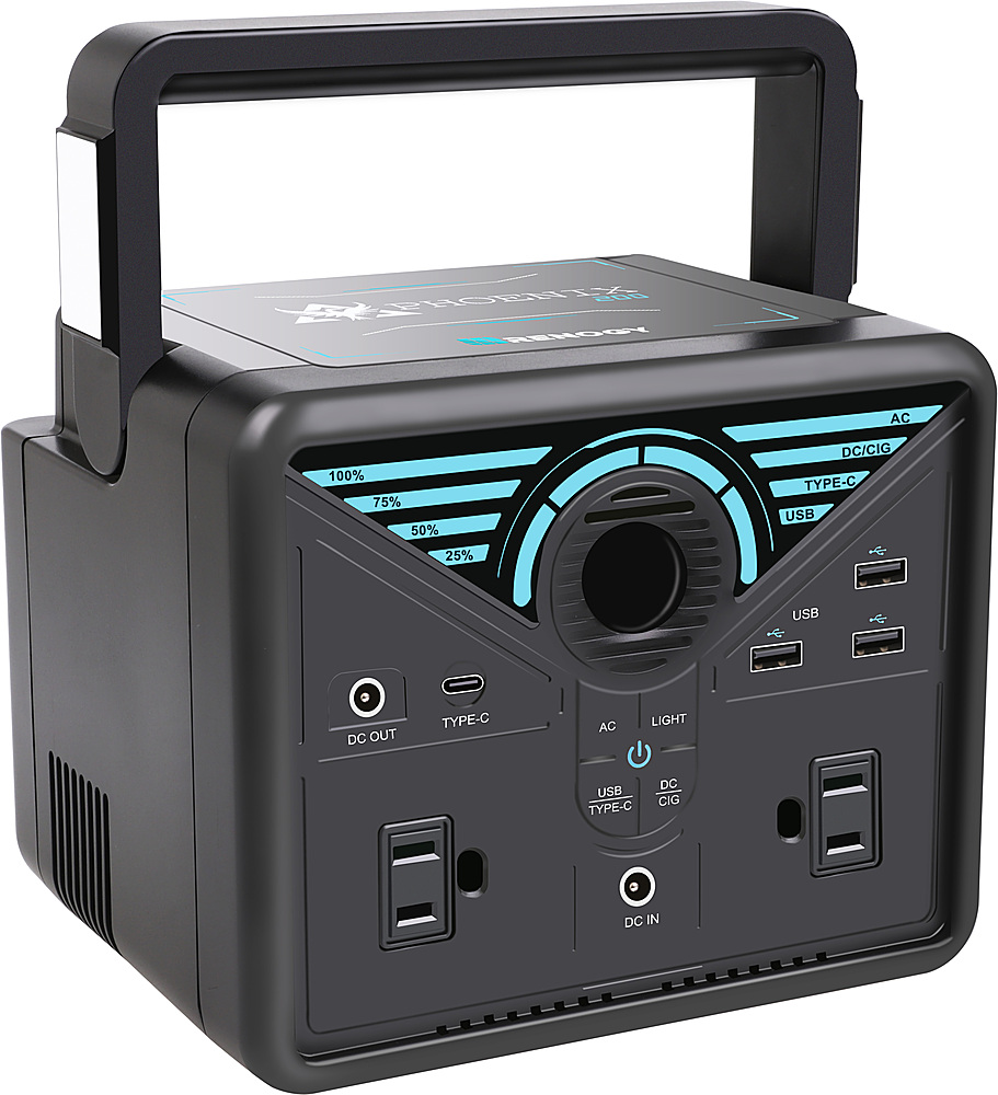 Renogy Portable Power Station Phoenix 200 with Universal Compatibility