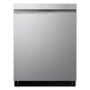 LG - 24" Top Control Smart Built-In Stainless Steel Tub Dishwasher with 3rd Rack, QuadWash Pro and 44dba - Stainless Steel