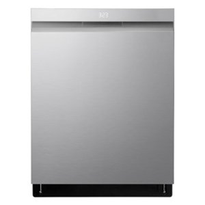 LG - 24" Top Control Smart Built-In Stainless Steel Tub Dishwasher with 3rd Rack, QuadWash Pro and 44dba - Stainless Steel