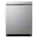 Front. LG - 24" Top Control Smart Built-In Stainless Steel Tub Dishwasher with 3rd Rack, QuadWash Pro and 44dba - PrintProof Stainless.