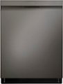 LG - 24" Top Control Smart Built-In Stainless Steel Tub Dishwasher with 3rd Rack, QuadWash Pro and 44dba - Black Stainless Steel