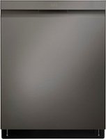 LG - 24" Top Control Smart Built-In Stainless Steel Tub Dishwasher with 3rd Rack, QuadWash Pro and 44dba - Black Stainless Steel - Front_Zoom