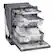 Alt View 13. LG - 24" Top Control Smart Built-In Stainless Steel Tub Dishwasher with 3rd Rack, QuadWash Pro and 44dba - PrintProof Black Stainless.