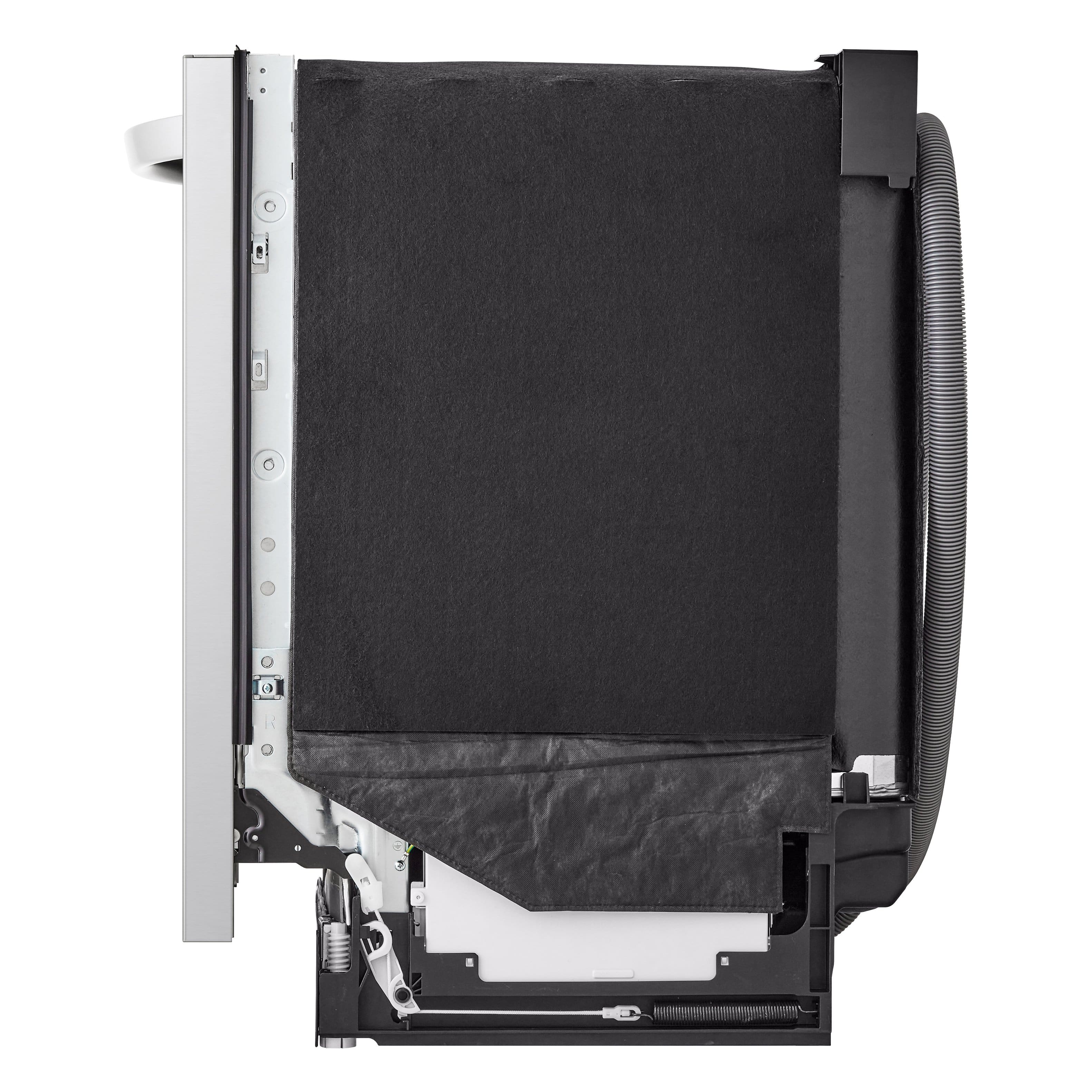 Alt View 23. LG - 24" Top Control Smart Built-In Stainless Steel Tub Dishwasher with 3rd Rack, QuadWash Pro and 42dba - PrintProof Stainless.