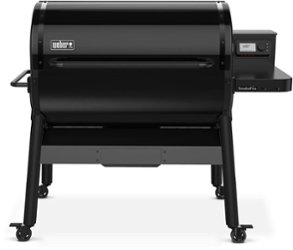 Weber - SmokeFire EPX6 Wood Fired Pellet Grill - Black - Angle_Zoom