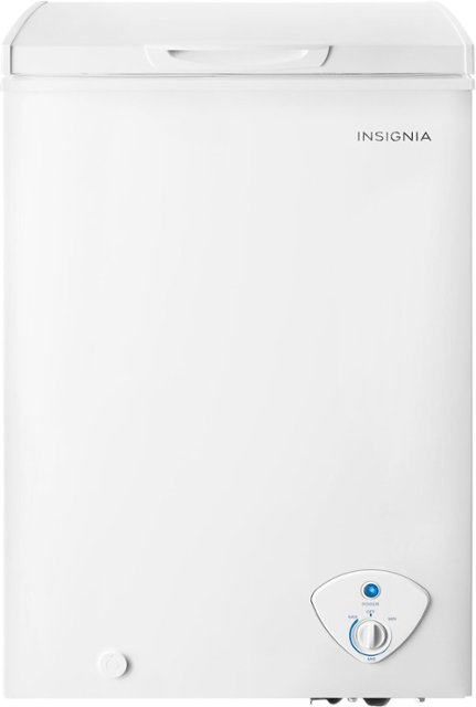 Insignia™ 3.5 Cu. Ft. Garage-Ready Chest Freezer White NS-CZ35WH3 - Best Buy