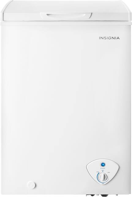 Insignia™ 3.5 Cu. Ft. Garage-Ready Chest Freezer White NS-CZ35WH3 - Best Buy