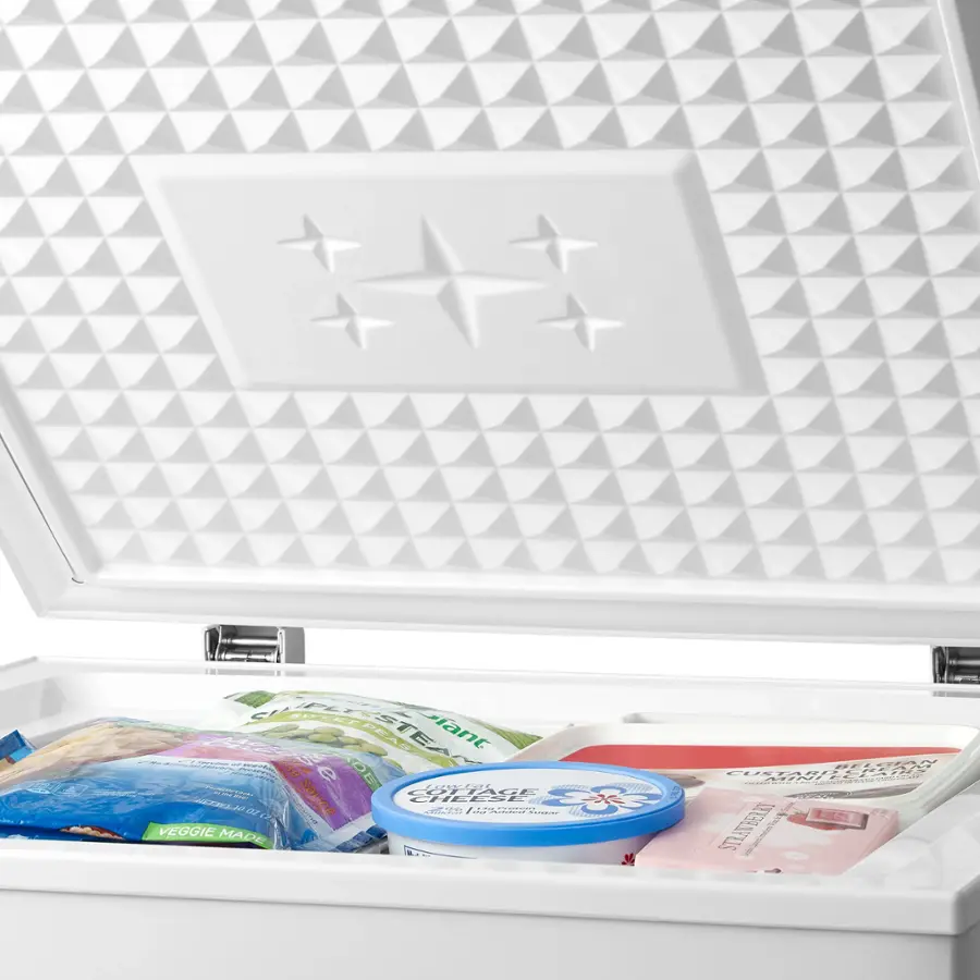 Alt View 15. Insignia™ - 3.5 Cu. Ft. Garage-Ready Chest Freezer - White.