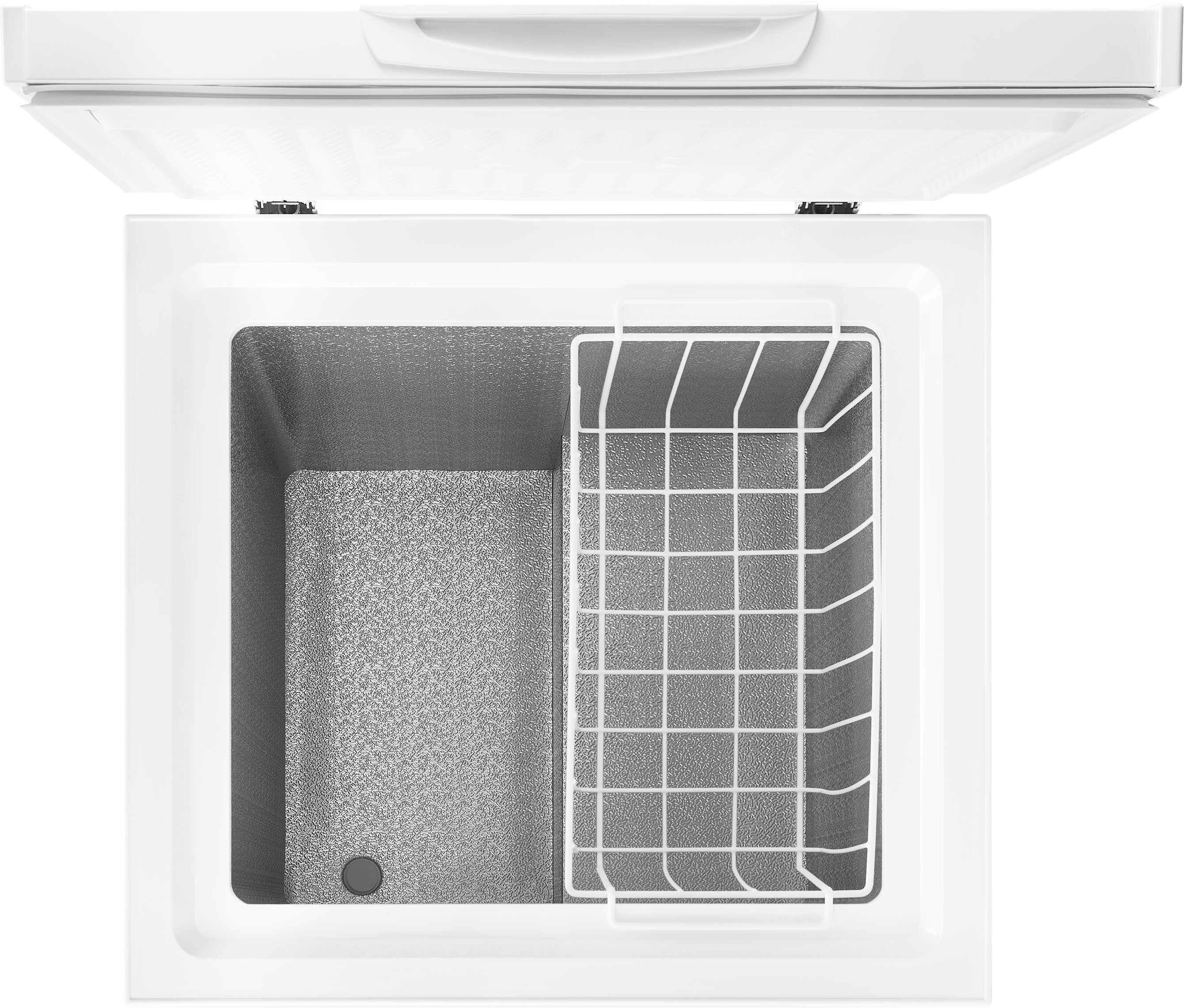 Honeywell 3.5 cu. Ft. Chest Freezer with Storage Basket in White H35CFW -  The Home Depot