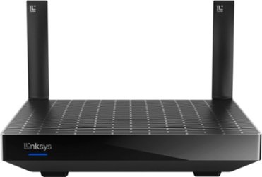 Linksys - AX3000 Mesh Wi-Fi 6 Router - Black - Front_Zoom