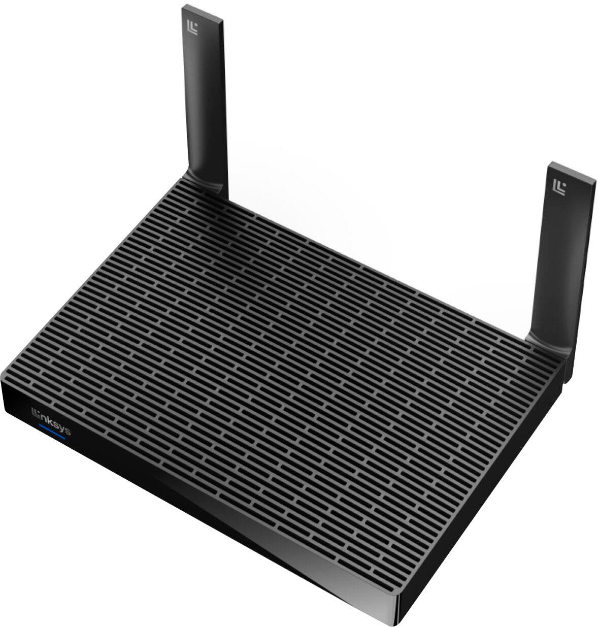 Alt View Zoom 12. Linksys - AX3000 Mesh Wi-Fi 6 Router - Black.