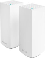 Linksys - Atlas 6 WiFi 6 Router AX3000 Dual-Band WiFi Mesh Wireless Router (2-pack) - White - Front_Zoom