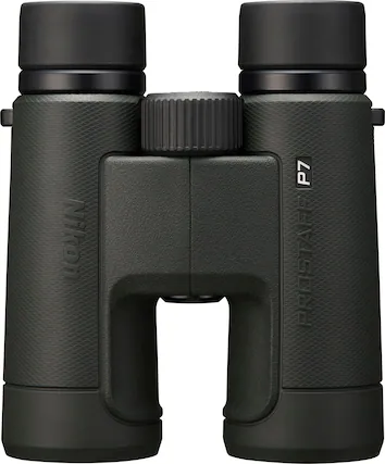 Angle. Nikon - PROSTAFF P7 8X42 Waterproof Binoculars - Green.