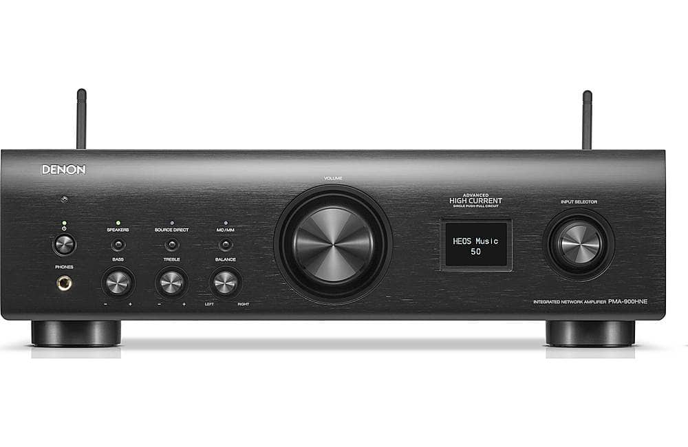 Front. Denon - PMA-900HNE 85W 2.0-Ch Integrated Amplifier - Black.