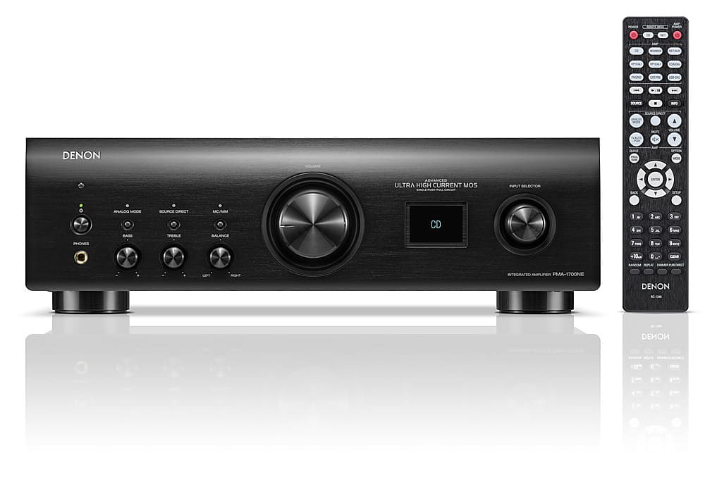 Denon PMA-1700NE 140W 2.0-Ch Integrated Amplifier Black PMA1700NEBK - Best  Buy