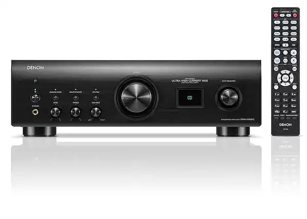 Front. Denon - PMA-1700NE 140W 2.0-Ch Integrated Amplifier - Black.