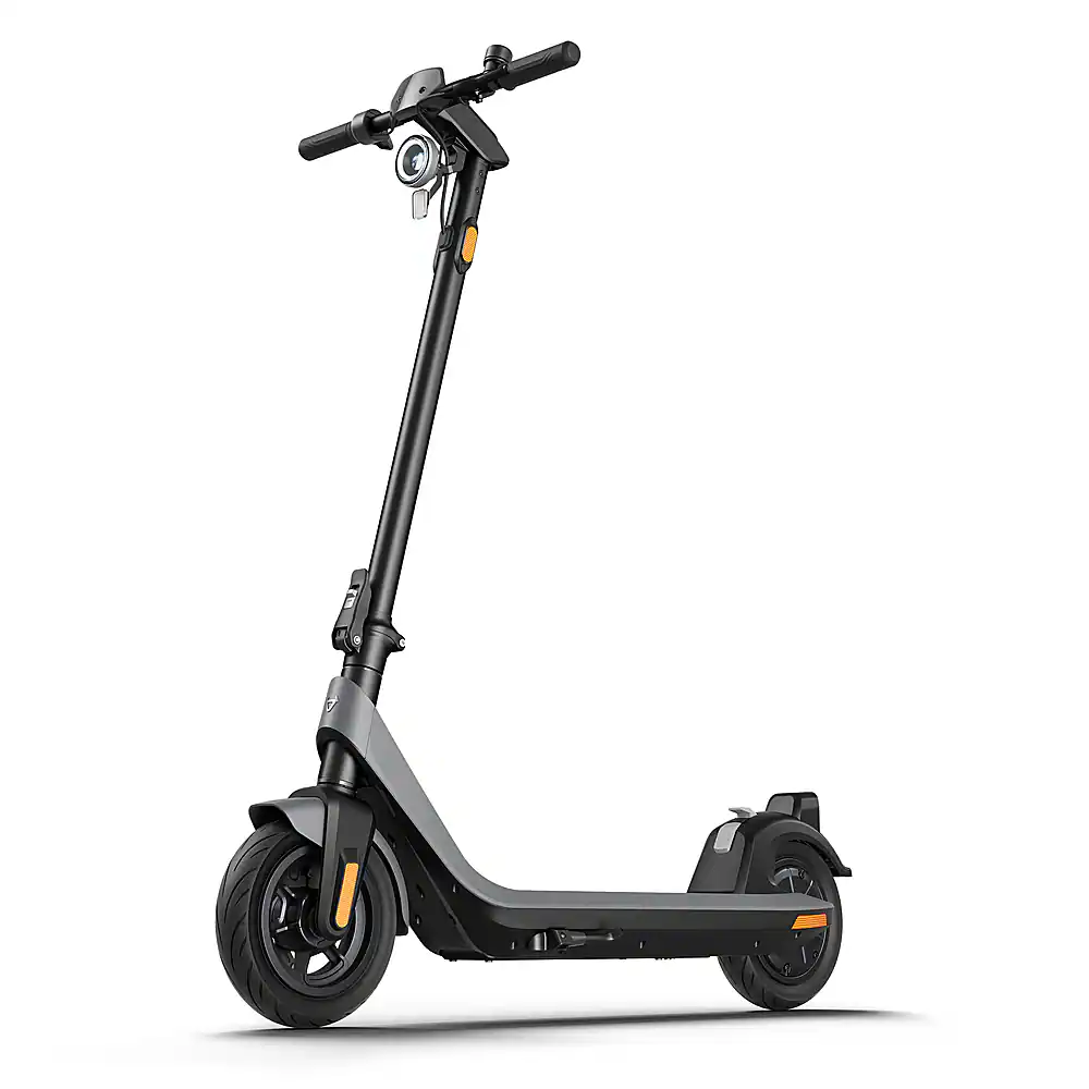 NIU - KQi2 Pro Foldable Electric Kick Scooter w/ 25 mi Max Operating Range & 17.4 mph Max Speed - Gray