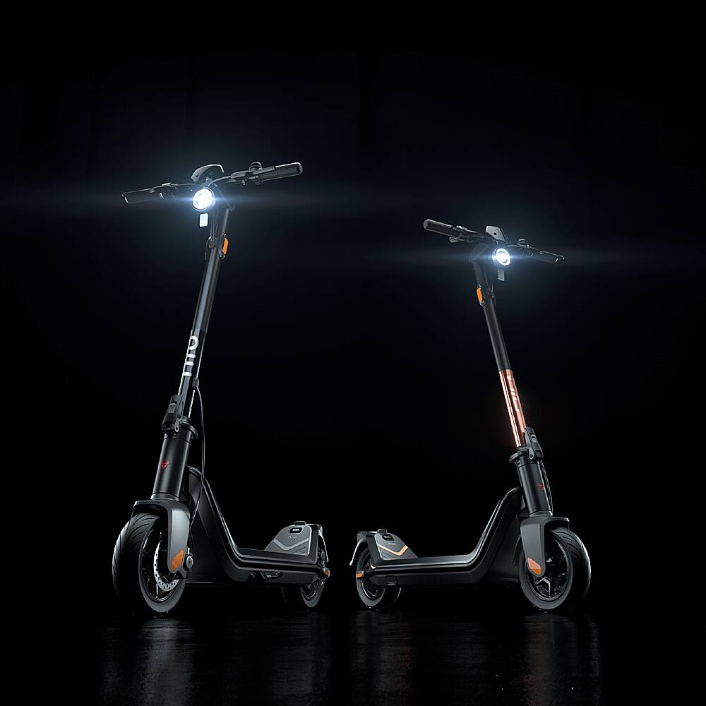 Alt View 12. NIU - KQi3 Sport Foldable Electric Kick Scooter w/ 25 mi Max Operating Range & 17.4 mph Max Speed - White.