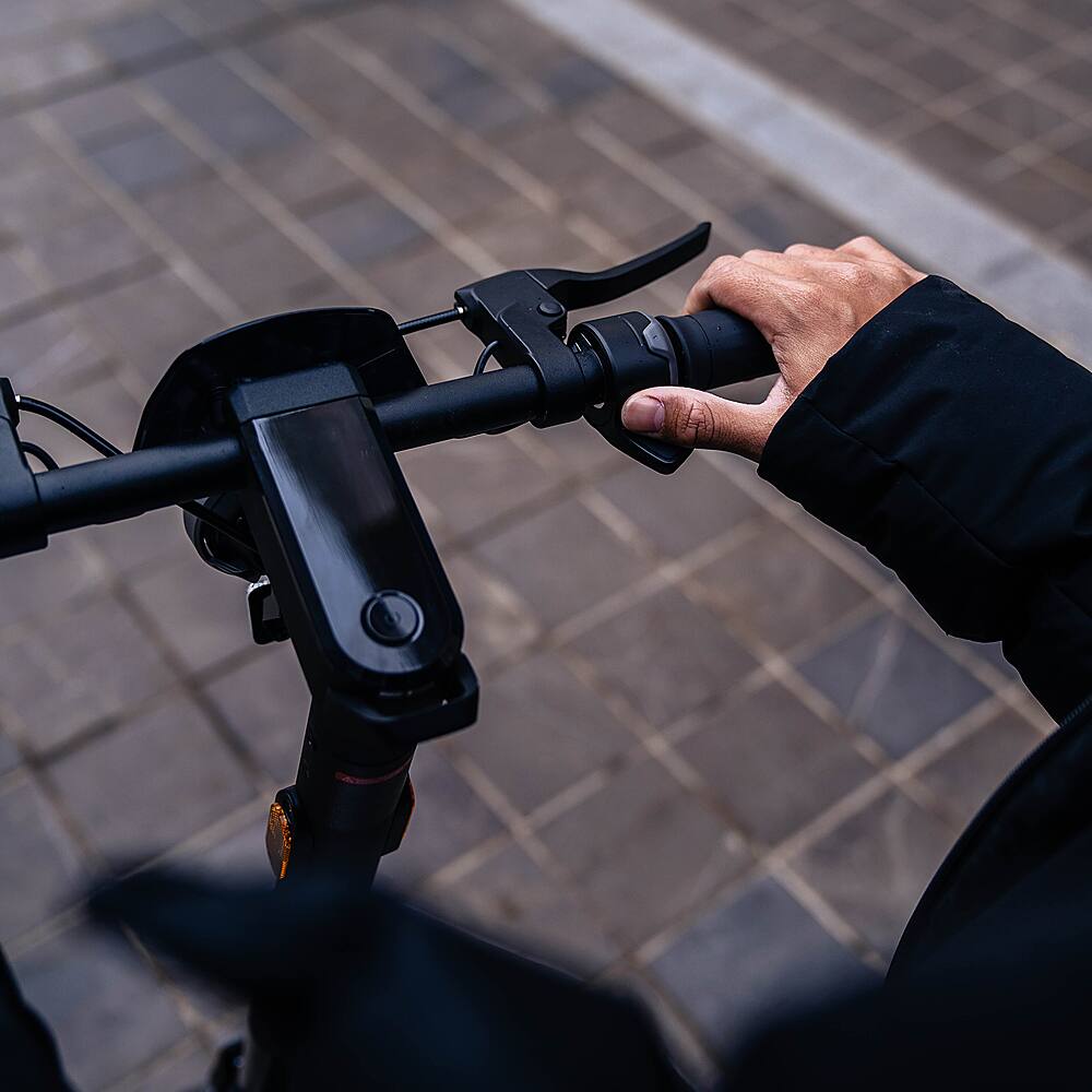 Alt View 13. NIU - KQi3 Sport Foldable Electric Kick Scooter w/ 25 mi Max Operating Range & 17.4 mph Max Speed - White.