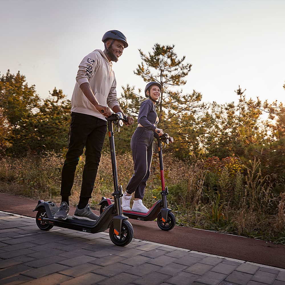 Alt View 14. NIU - KQi3 Sport Foldable Electric Kick Scooter w/ 25 mi Max Operating Range & 17.4 mph Max Speed - White.