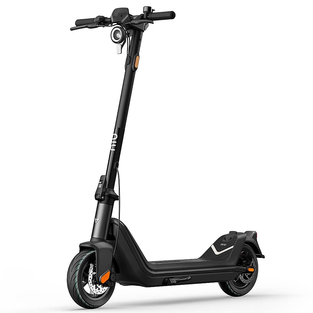 Angle. NIU - KQi3 Pro Foldable Electric Kick Scooter w/ 31 mi Max Operating Range & 20 mph Max Speed - Black.