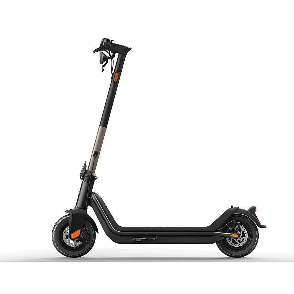 Left. NIU - KQi3 Pro Foldable Electric Kick Scooter w/ 31 mi Max Operating Range & 20 mph Max Speed - Rosegold.