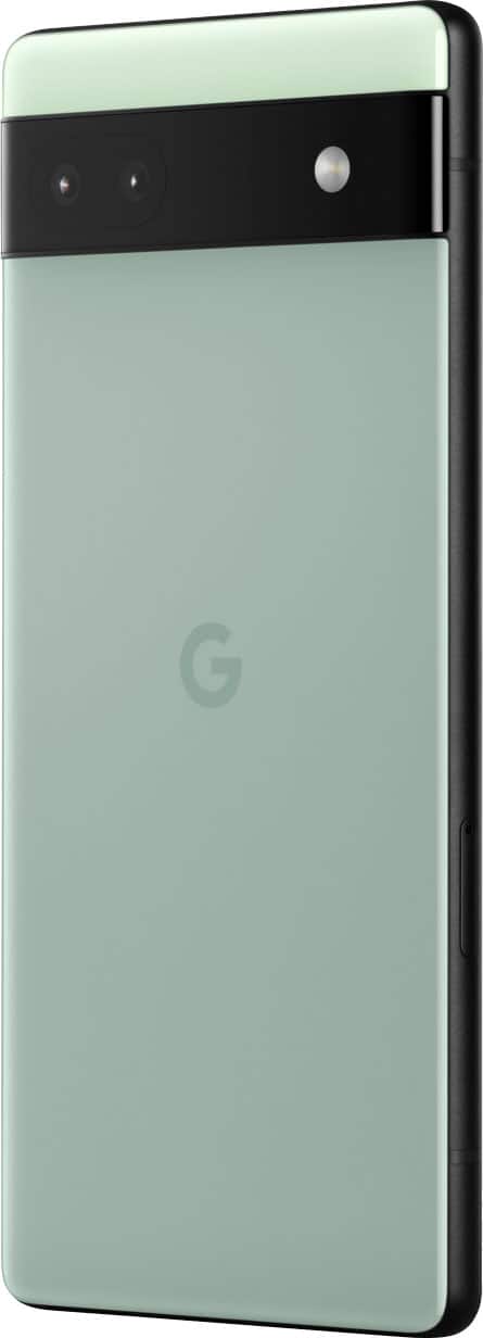 Alt View 2. Google - Geek Squad Certified Refurbished Pixel 6a 128GB (Unlocked) - Sage.