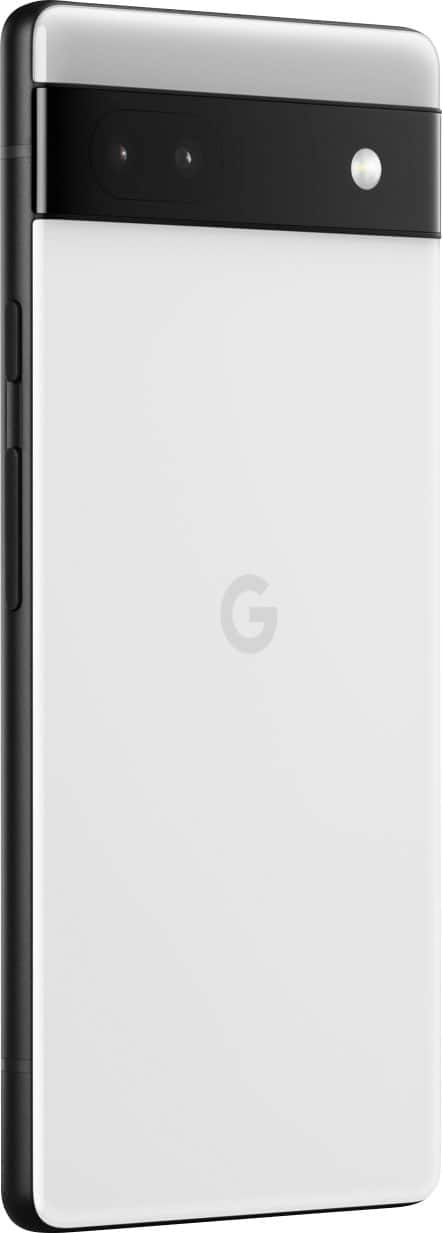 Alt View 11. Google - Geek Squad Certified Refurbished Pixel 6a 128GB (Unlocked) - Chalk.