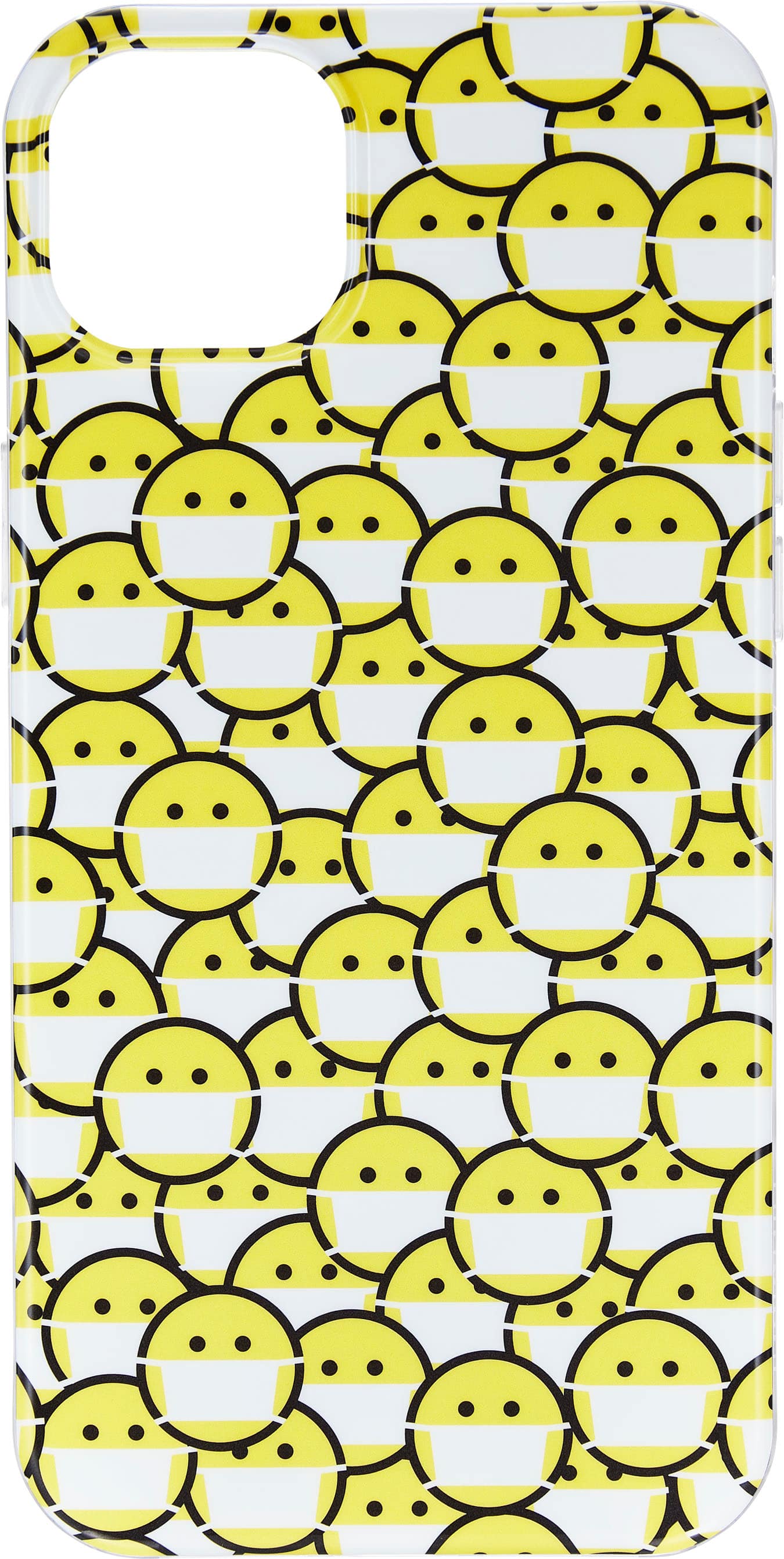 Alt View 14. Insignia™ - Hard-Shell Case for iPhone 14 Plus - Smiley Mask.