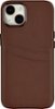 Insignia™ - Leather Wallet Case for iPhone 14 Plus - Bourbon