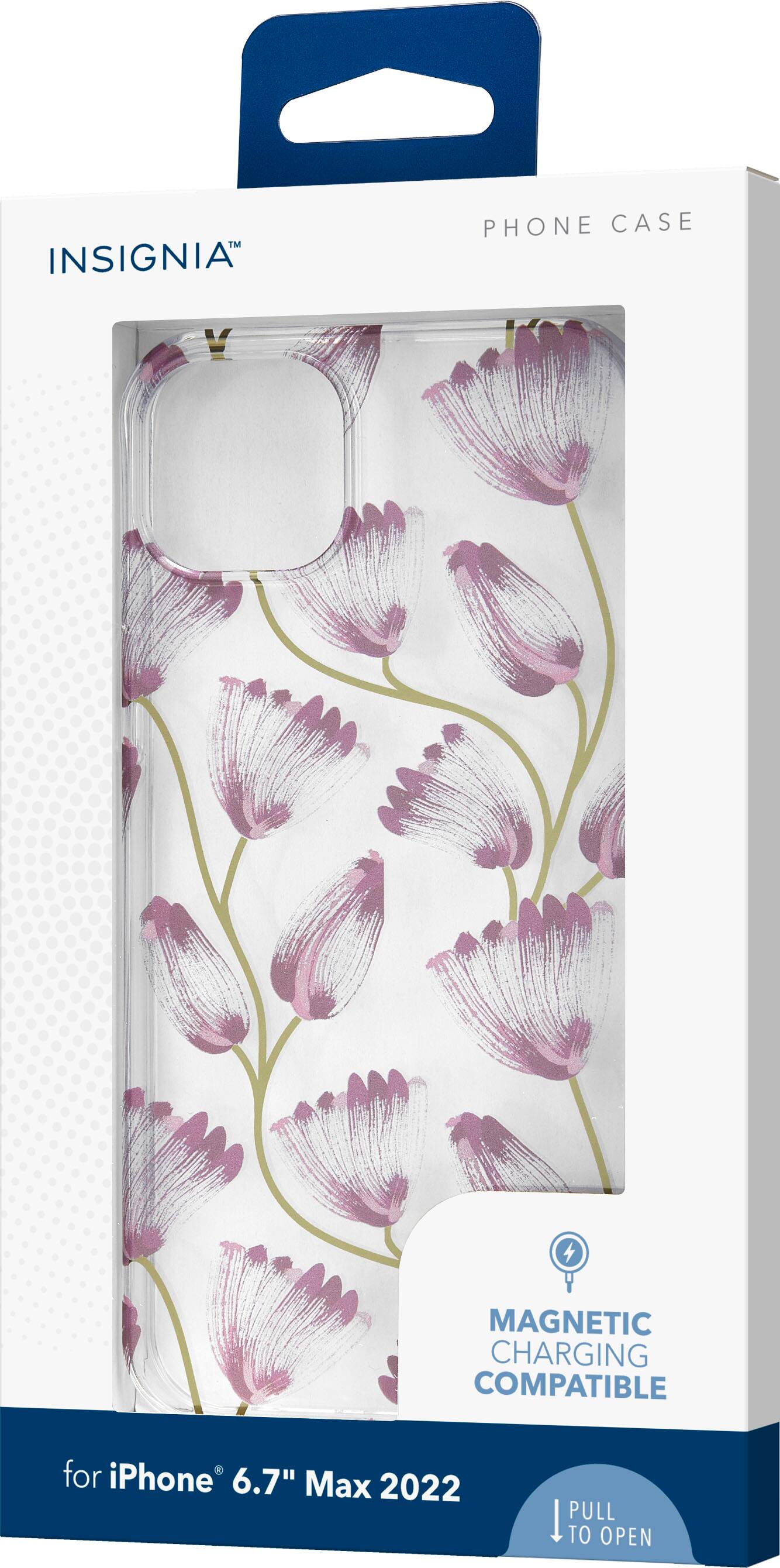 Alt View 12. Insignia™ - Hard Shell Case for iPhone 14 Plus - Floral Vine.