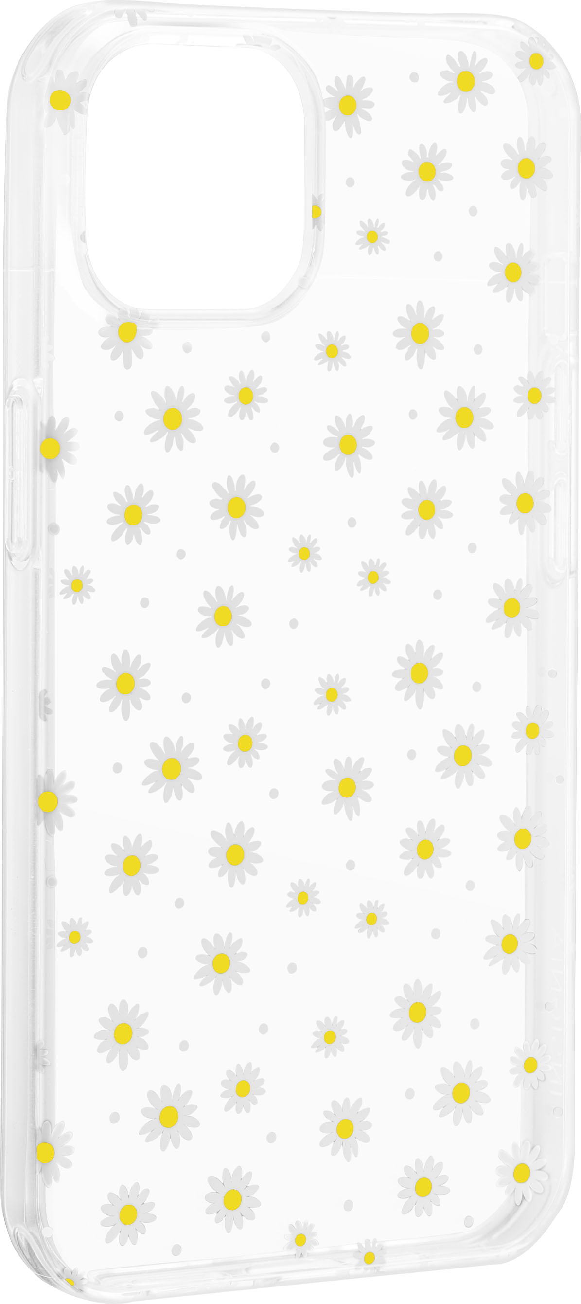 Angle View: Insignia™ - Hard-Shell Case for iPhone 14 and iPhone 13 - Daisy