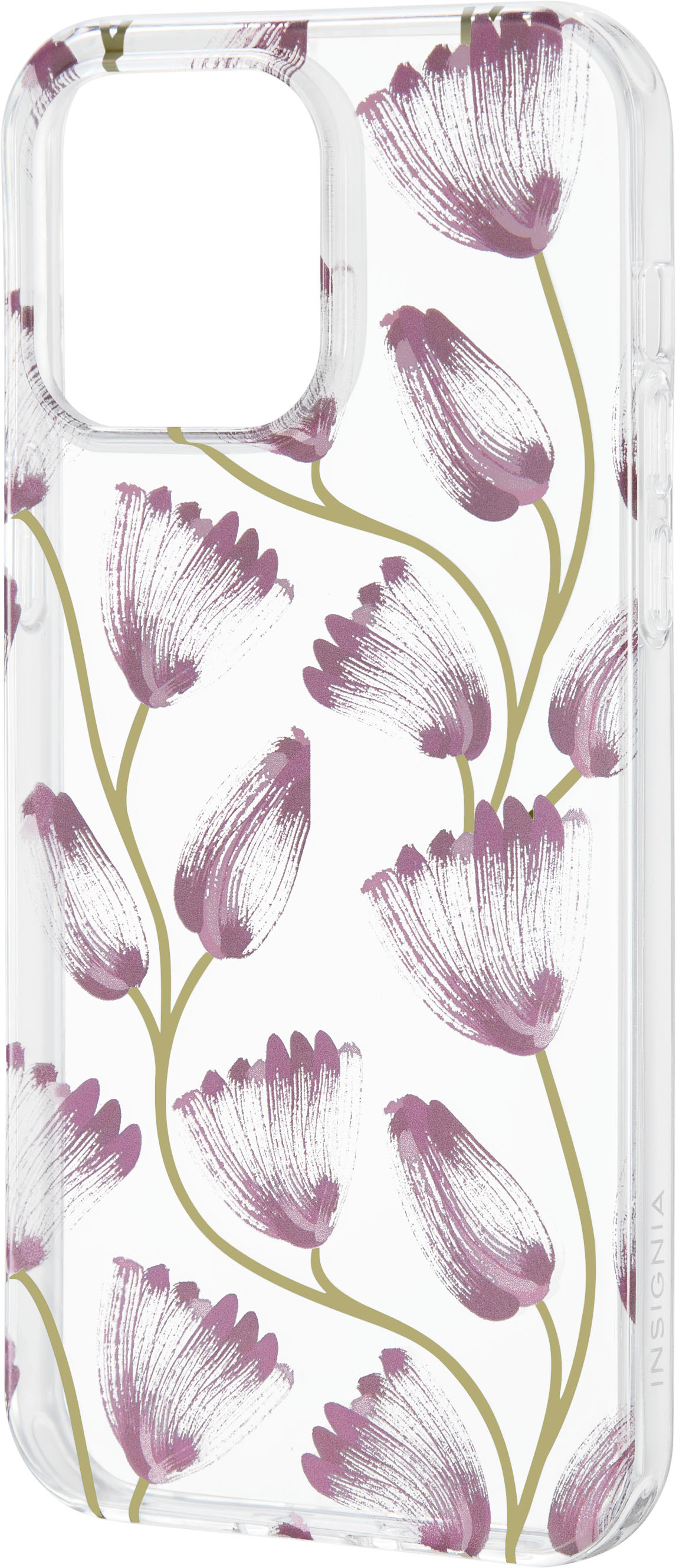 Insignia™ Hard-Shell Case for iPhone 14 Pro Max Floral Vine NS
