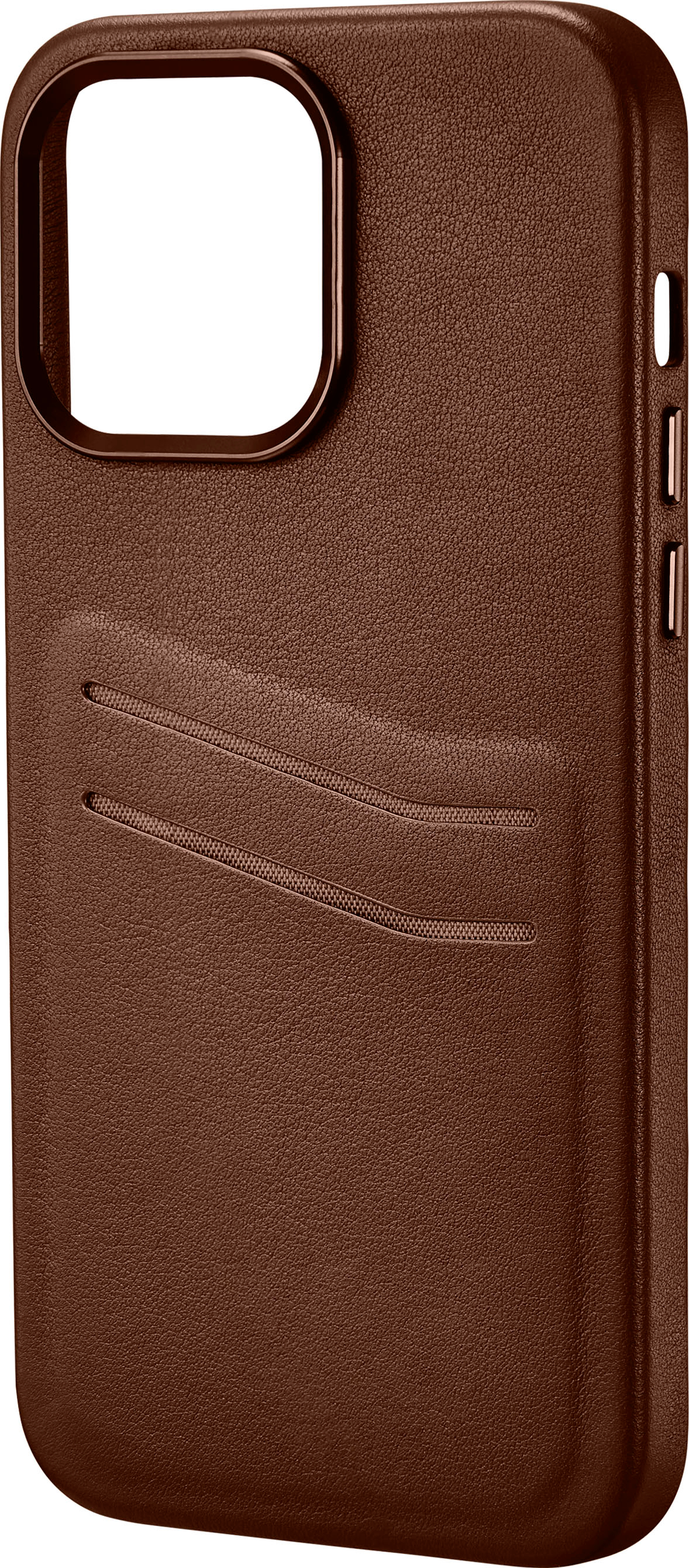 SaharaCase - Folio Wallet Case for Apple iPhone 12 Pro Max - Brown
