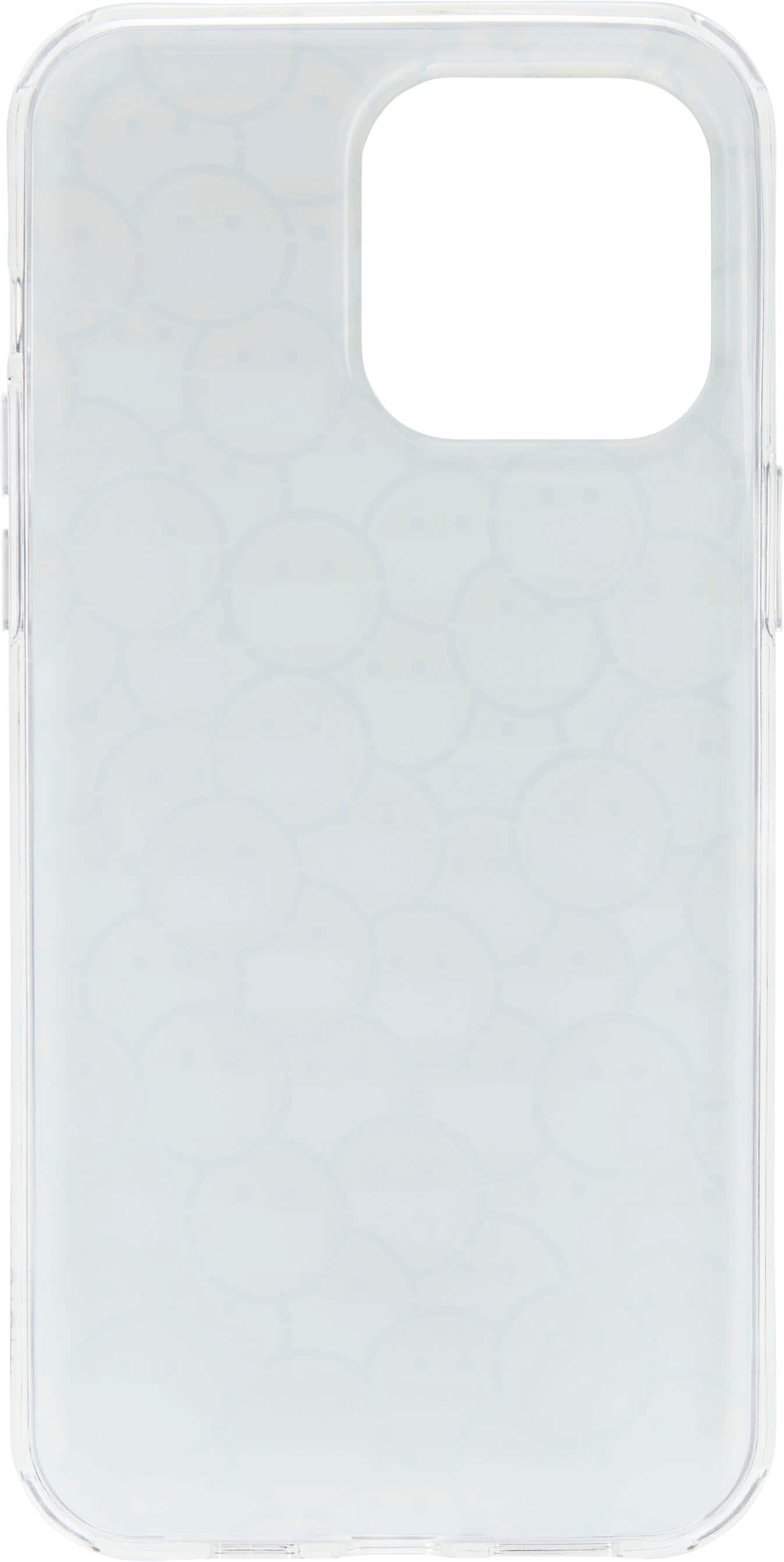 Alt View 11. Insignia™ - Hard-Shell Case for iPhone 14 Pro Max - Smiley Mask.