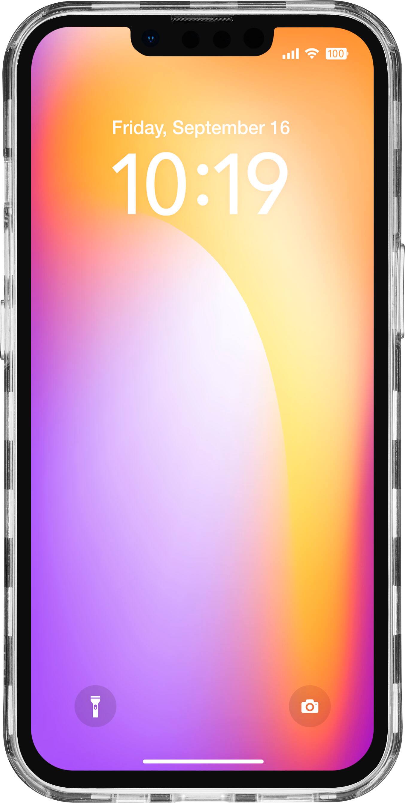 Alt View 17. Insignia™ - Hard-Shell Case for iPhone 14 Plus - Checkers.