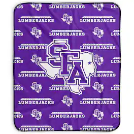 Pegasus - Stephen F Austin Lumberjacks 50" x 60" Repeat Wordmark Fleece Blanket - Multicolor